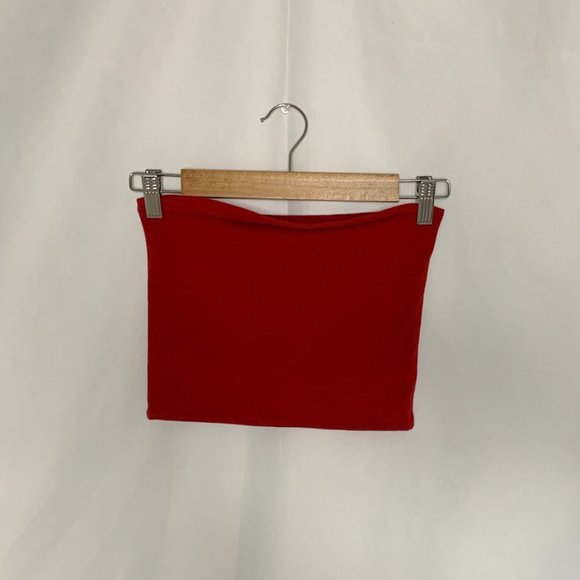 Brandy Melville Tube Top One Size Red - Picture 2 of 4